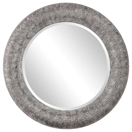 Macarea Round Moroccan Mirror